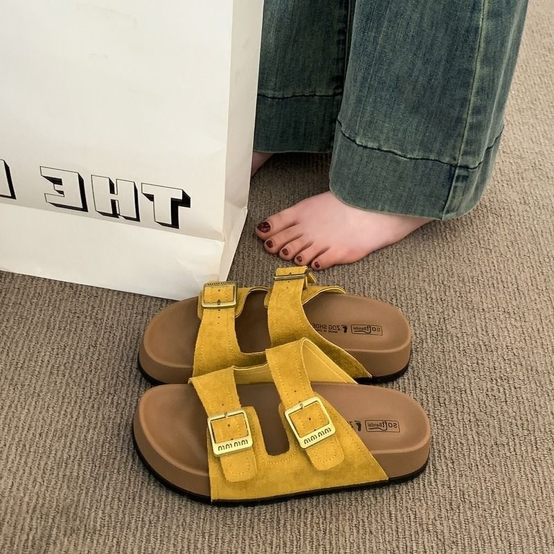 Square Toe Slippers