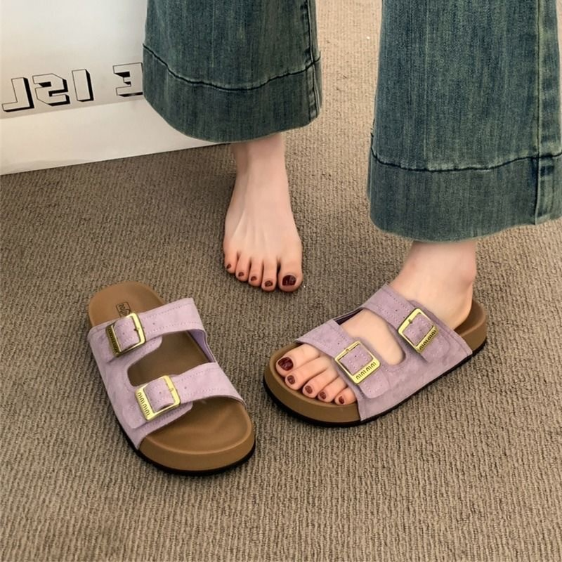 Square Toe Slippers
