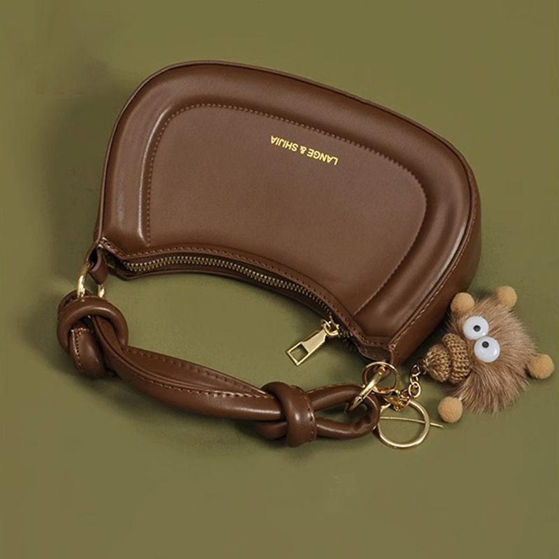 Soft Crescent Shoulder Bag