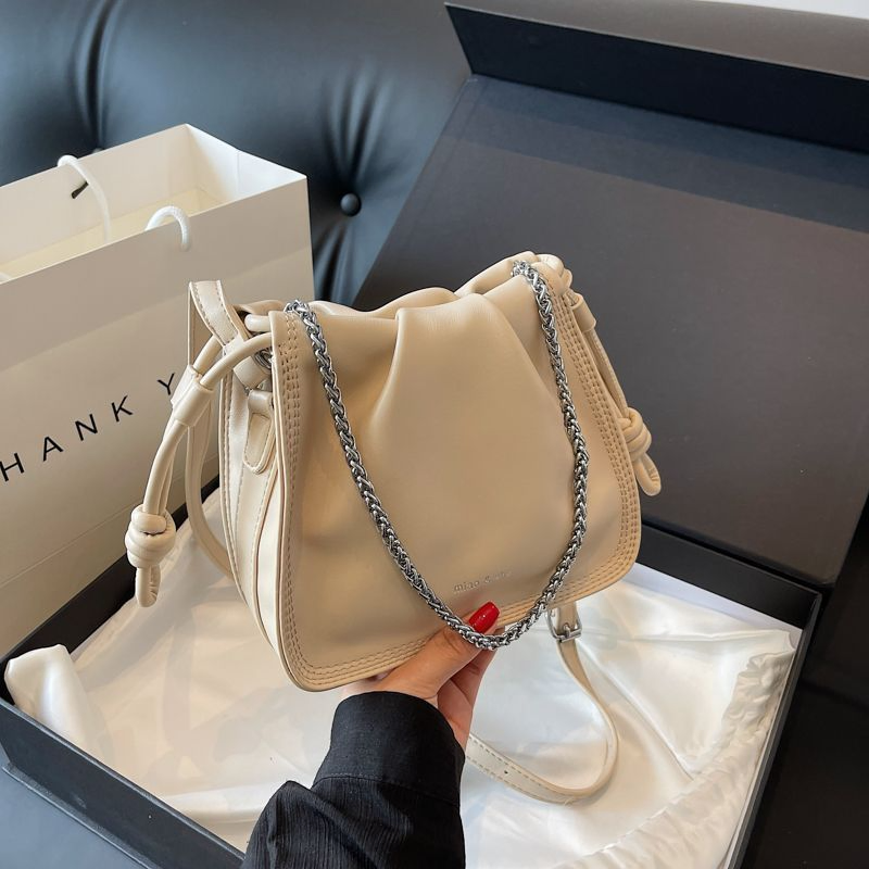 Pleated Shoulder Bag