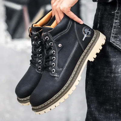 TRENDY MEN'S RETRO SUEDE MARTIN BOOTS