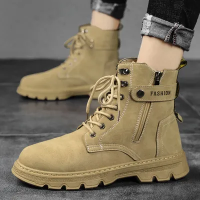 WARM LEATHER WINTER TACTICAL COMBAT BOOTS