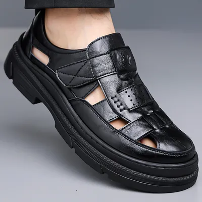 NEW OULUN BREATHABLE LEATHER CASUAL SANDALS