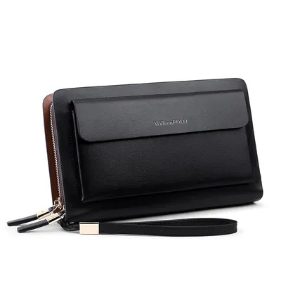 ZIPPER BUSINESS HAND BAG