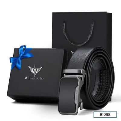 ECLIPSE LOCK MEN’S LEATHER BELT