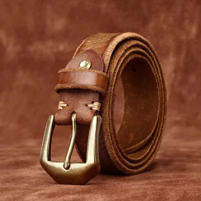 RETRO COWHIDE WASHED BELT 0550Kh