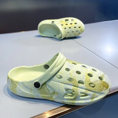 GRAFFITI BEACH WEAR-RESISTANT NON-SLIP SLIPPER 2027LMN