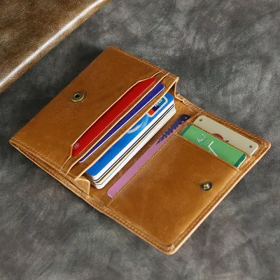 RETRO STYLE GENUINE LEATHER CARD HOLDER GB-P179