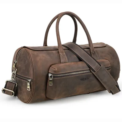 LARGE CAPACITY GENUINE LEATHER TRAVEL BAG GB-B314