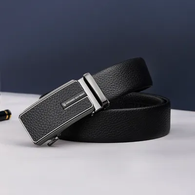 HIGH-END AUTOMATIC BUCKLE LEATHER BELT H042Style-2s