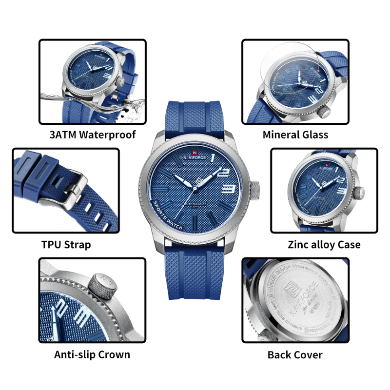 NAVIFORCE QUARTZ NF9202SSBL