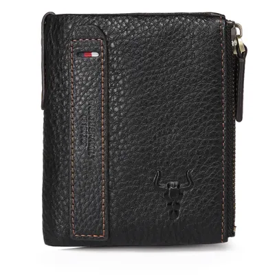 TOP LAYER COWHIDE LEATHER SHORT WALLET GB-2010