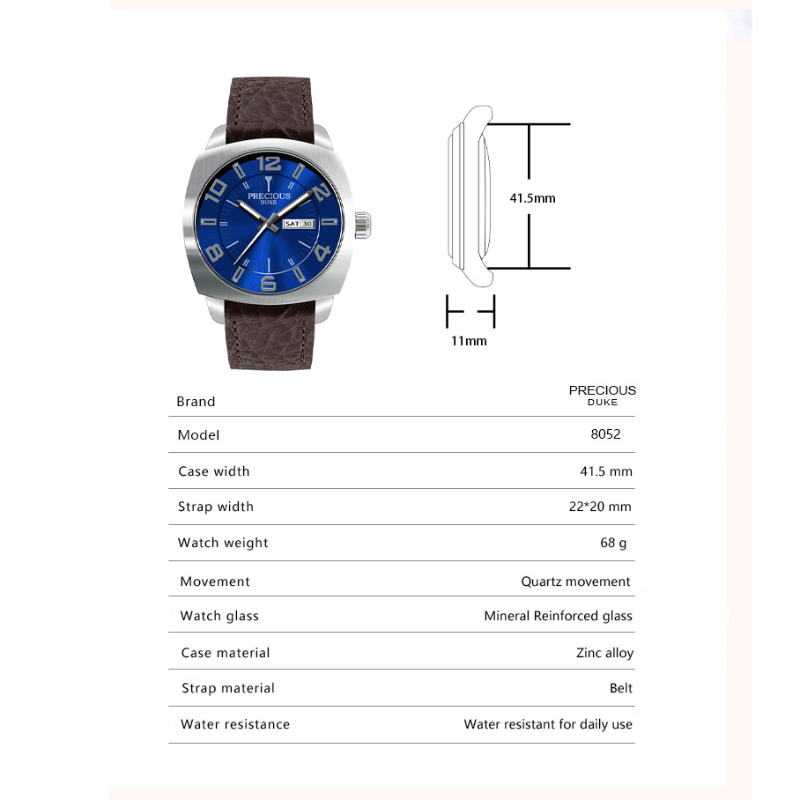 PRECIOUS DUKE QUARTZ GB-8052