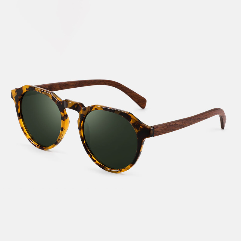 CROSS-BORDER WOODEN POLARIZED SUNGLASSES 8048G15