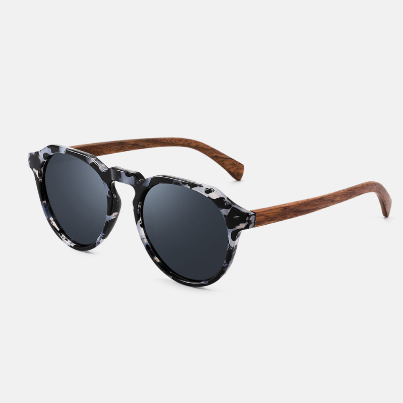 CROSS-BORDER WOODEN POLARIZED SUNGLASSES 8048Gy