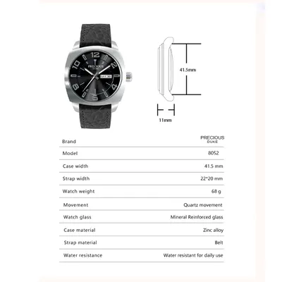 PRECIOUS DUKE QUARTZ 8052BS