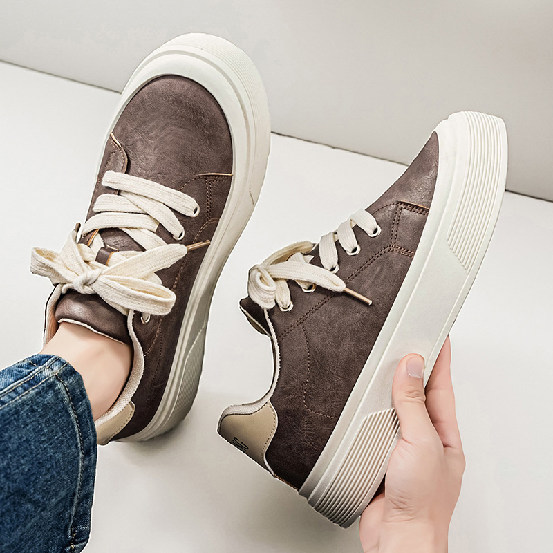 EUROPEAN STYLE TRENDY THICK SOLED CASUAL SHOES GB-JM82