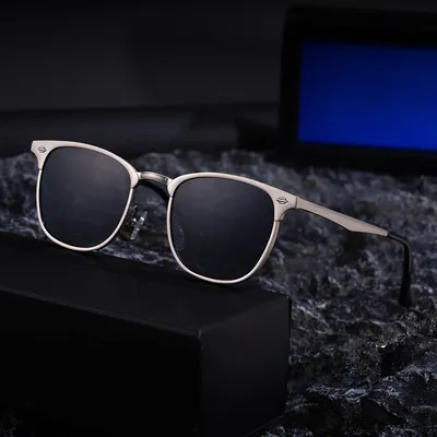 METAL SPRING TEMPLE DRIVING SUNGLASSES GB-8294