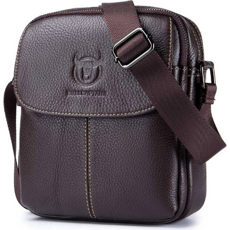 KOREAN STYLE GENUINE LEATHER  CROSSBODY BAG 0207Br