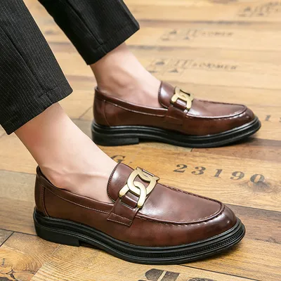 TRENDY PATENT BUSINESS LEATHER SHOE 1820BR