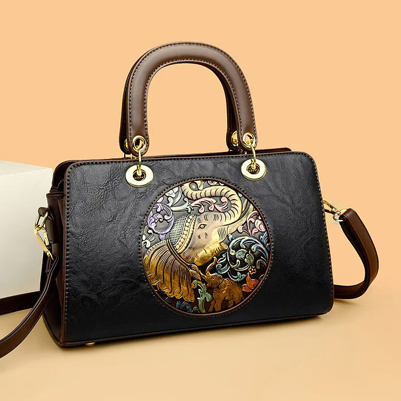 TOTEM EMBOSSED WOMEN'S HANDBAG 5971B