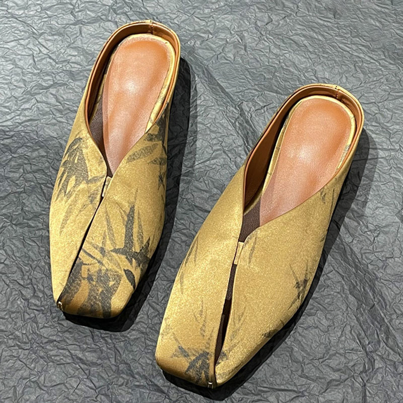 EUROPEAN STYLE PRINTED WOMEN SHOES 0134G