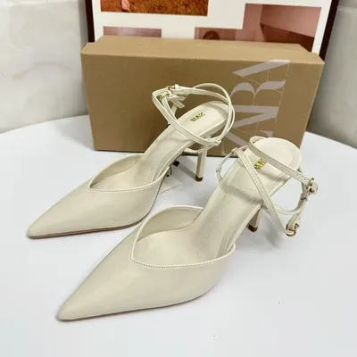 EFFECT STRAP POINTED TOE HIGH HEEL G008W