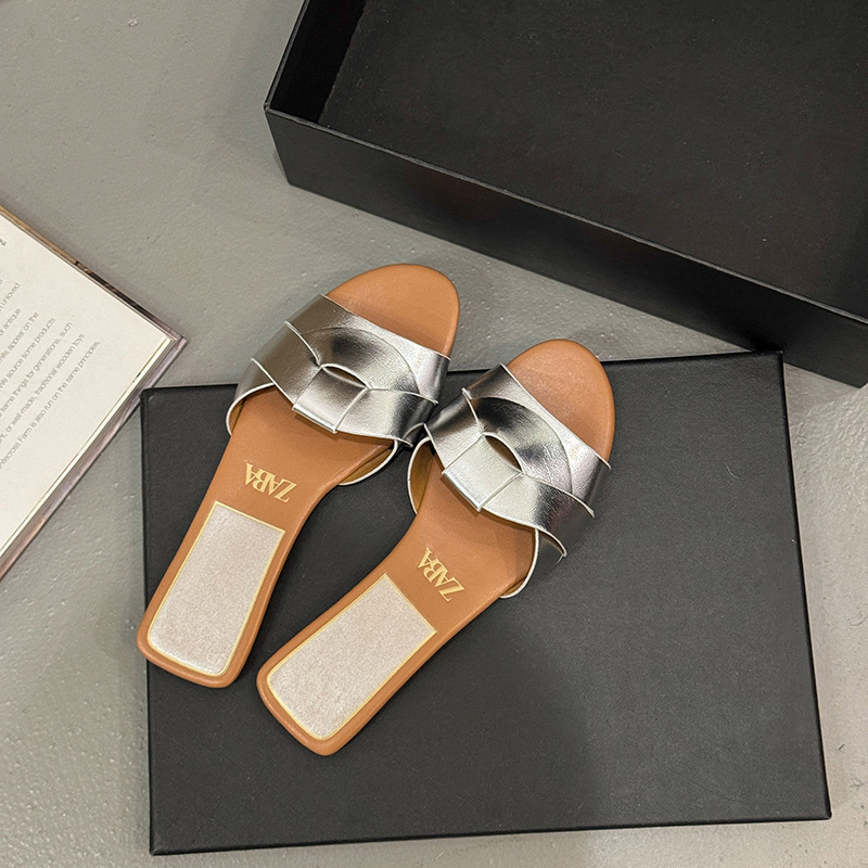 FOREIGN TRADE LARGE SIZE WOMEN SLIPPERS 0723S