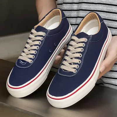 LOW-TOP TRENDY FLAT CANVAS SHOES GB-0512