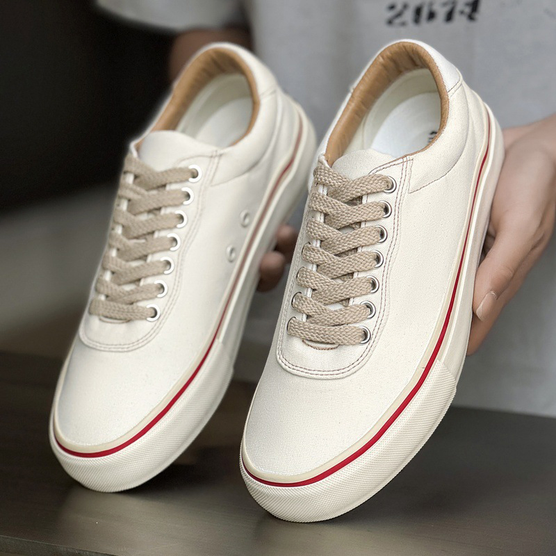 LOW-TOP TRENDY FLAT CANVAS SHOES GB-0512