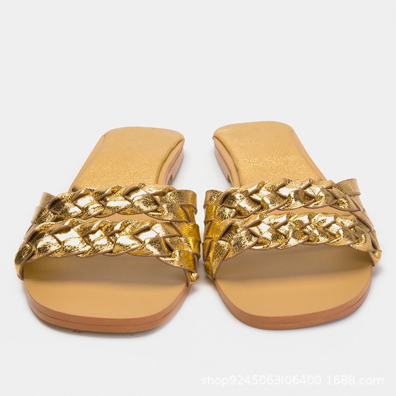 GOLDEN WEAVE SLIDES US1018-94G