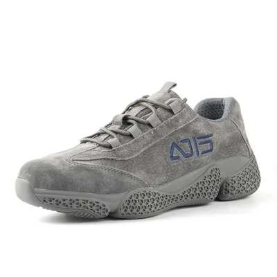 LIGHTWEIGHT STEEL TOE CAP COW SUEDE ANTI-SPARK SAFETY SHOE 1030Gy