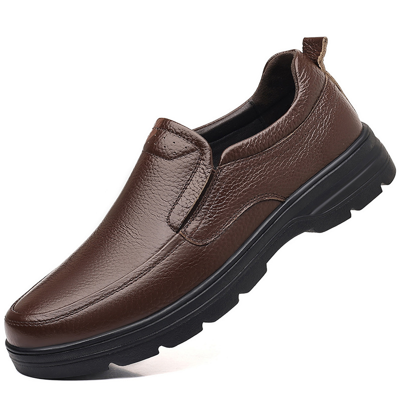 BRITISH STYLE GENUINE LEATHER CASUAL SHOES GB-0917