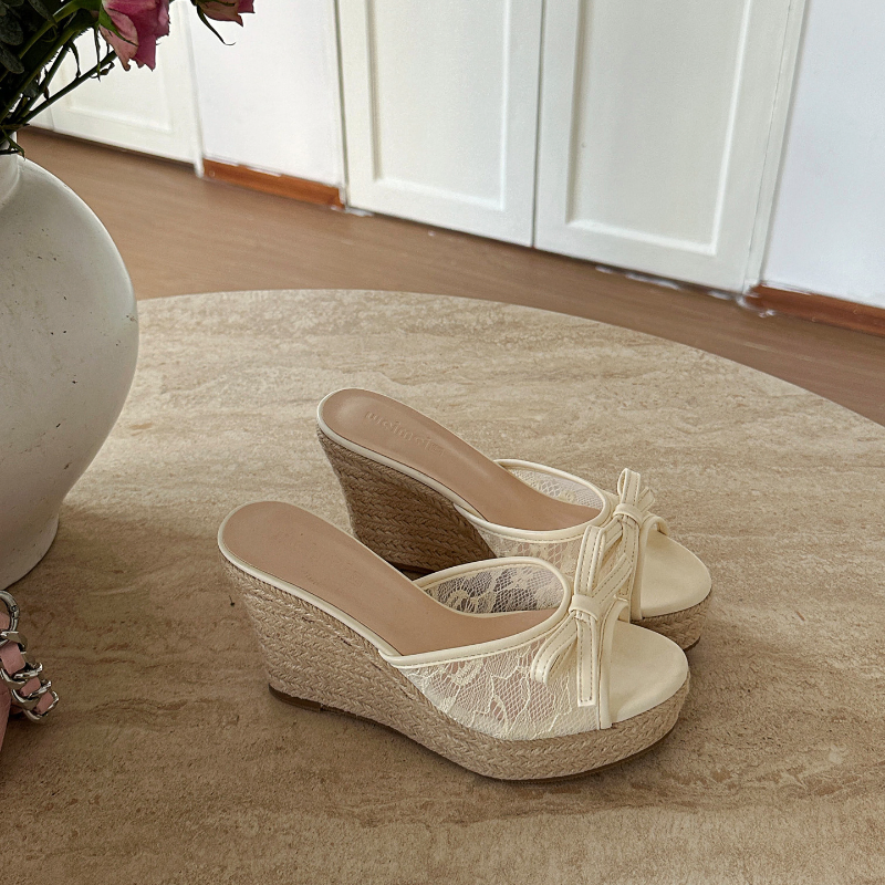 CHÉRIE BOW WEDGE US1018-237W