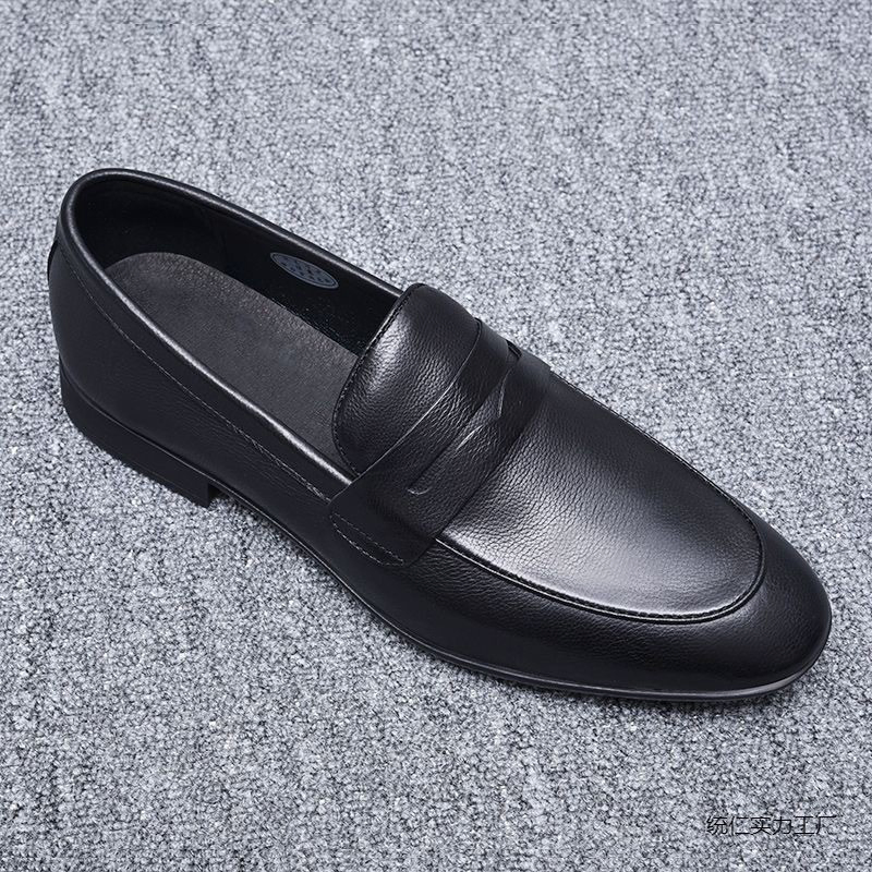 BRITISH STYLE SOLID COLOR LOAFERS GB-0013