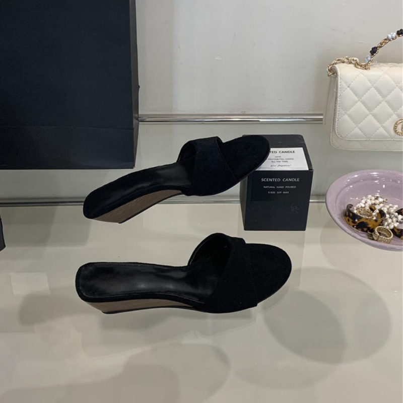 WOOD GRAIN WEDGE HEEL US1018-107B
