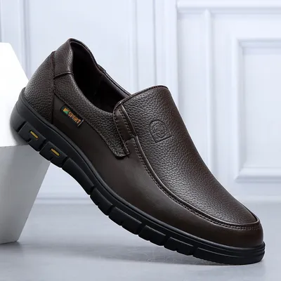  BREATHABLE BRITISH SOFT SOLE COMFORTABLE LEATHER SHOES 0160br