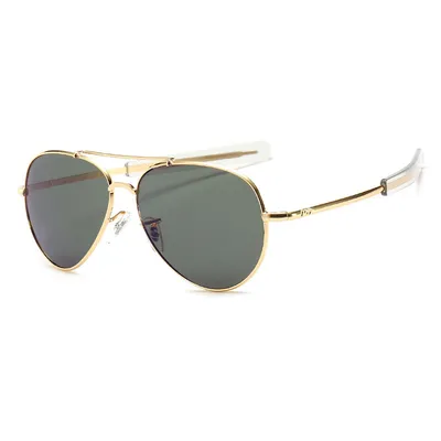 ANTI-ULTRAVIOLET GLASS LENSE DOUBLE-BEAM SUNGLASS Y026G