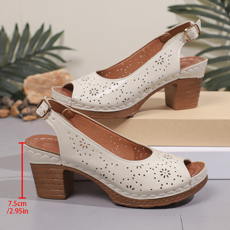 LUNA CUTWORK HEELS US2000-27OFW