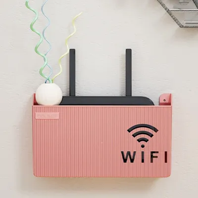 Wifi Router Storage Box Wall Mounted