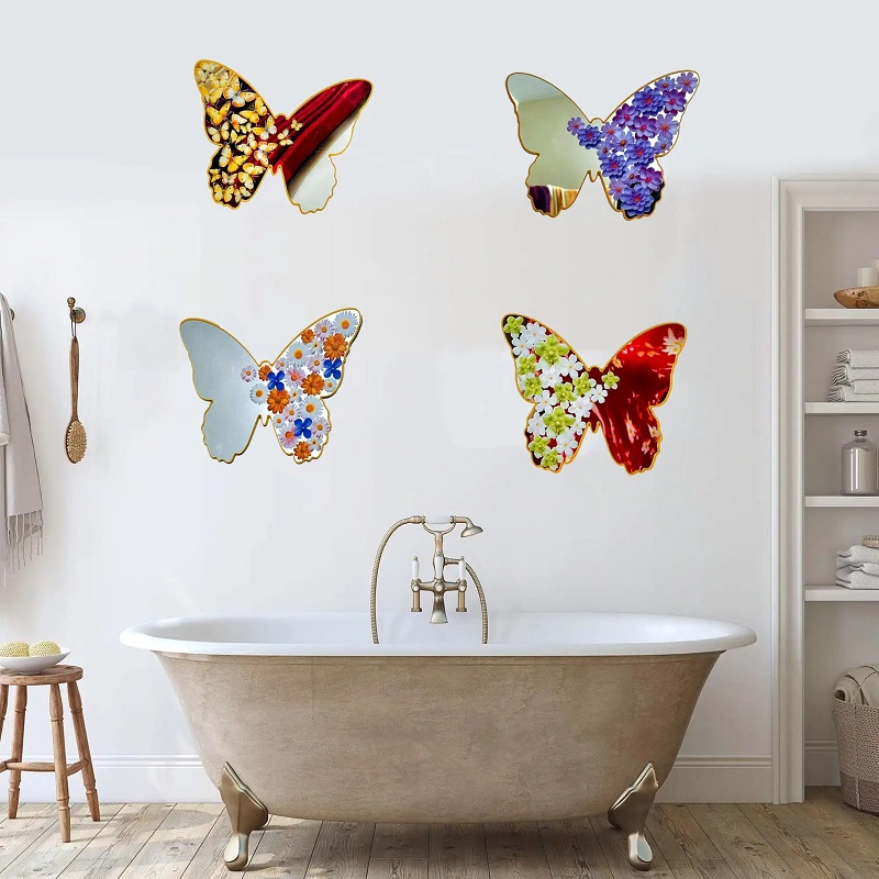 Attractive Butterfly Wall Mirror (1 Pc)