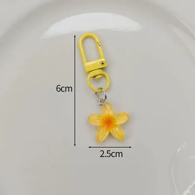 Sweet Colorful Jelly Flower Keychain (3 Pc)