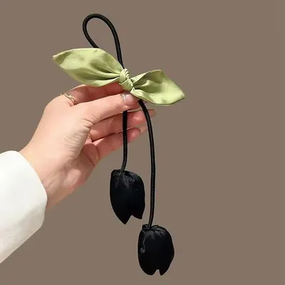 Tulip Flower Bow Design Hair Band (1 pc)
