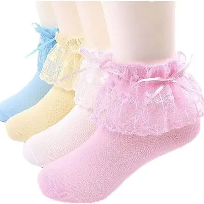 Adorable Baby Girl Lace Socks ( 1 Pair )