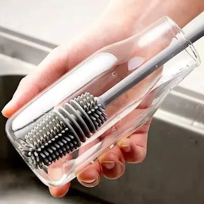 Silicone Bottle Cleaning Brush (1 Pc)