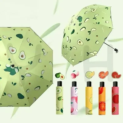 Fruits Design Rainy Day Folding Umbrella