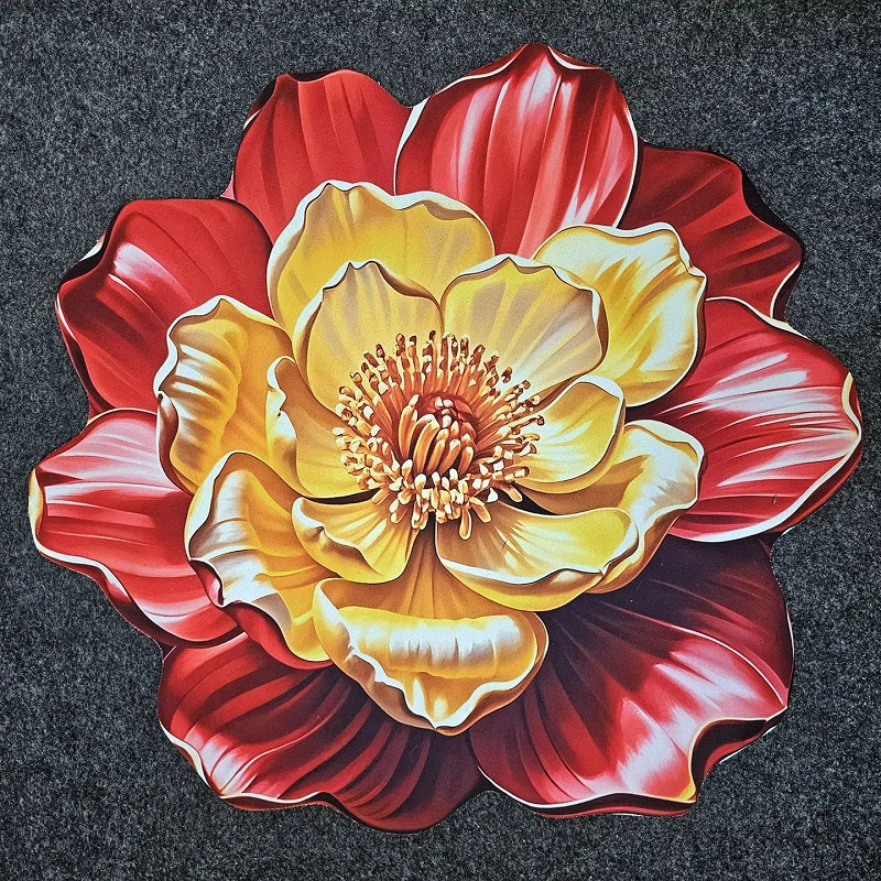 Flower 3D Non-Slip Absorbent Bathroom & Floor Mat