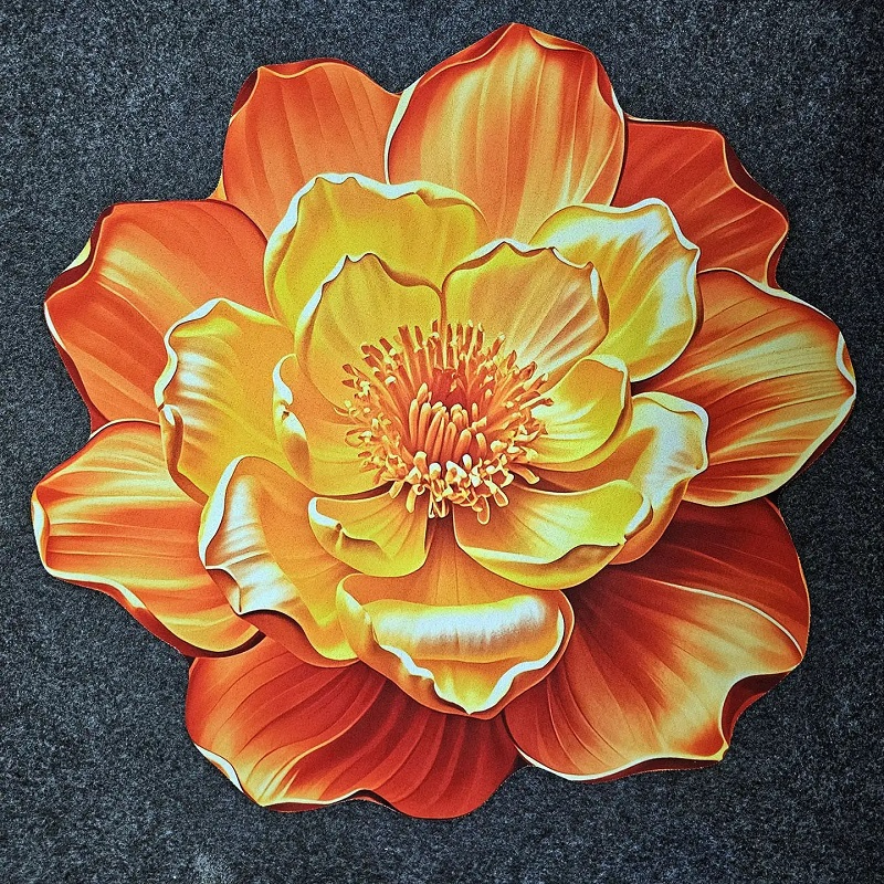 Flower 3D Non-Slip Absorbent Bathroom & Floor Mat