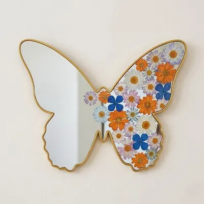 Attractive Butterfly Wall Mirror Sticker ( 1 Pc) 