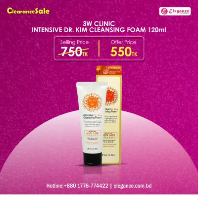 3W CLINIC - INTENSIVE DR. KIM CLEANSING FOAM 120ml